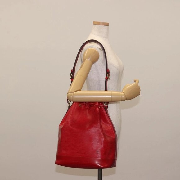 LOUIS VUITTON Epi Noe Shoulder Bag Red M44007 LV Auth 147706 - Picture 1 of 16